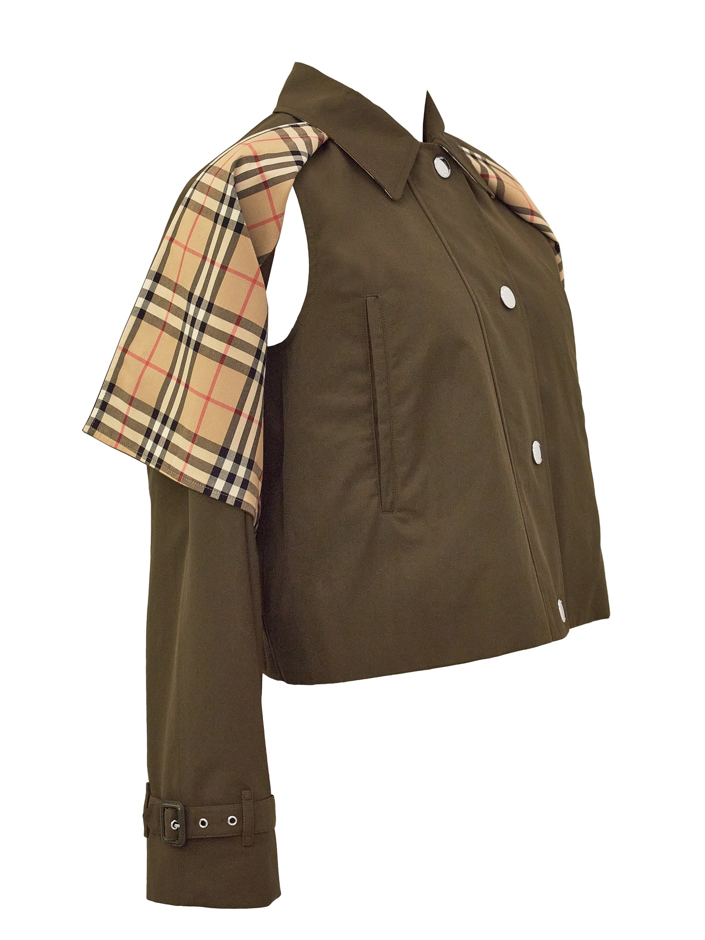 Burberry Jacke Dunkelgrün