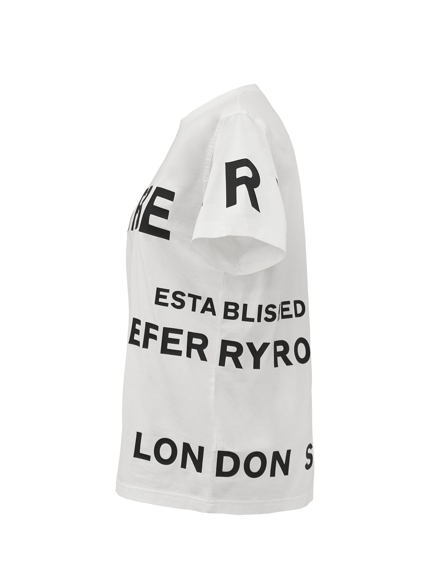 Burberry T-Shirt Weiss/Schwarz