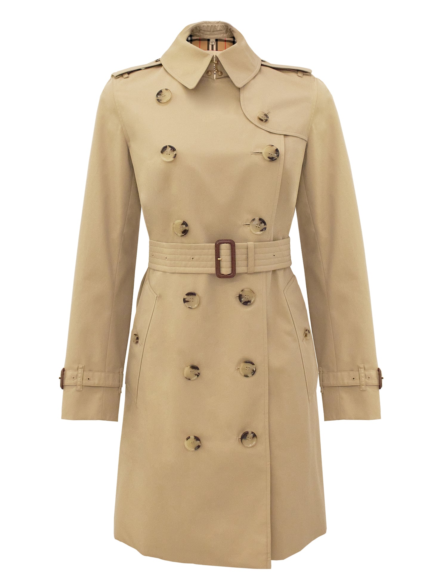 Burberry Trenchcoat Kensington Beige Honig