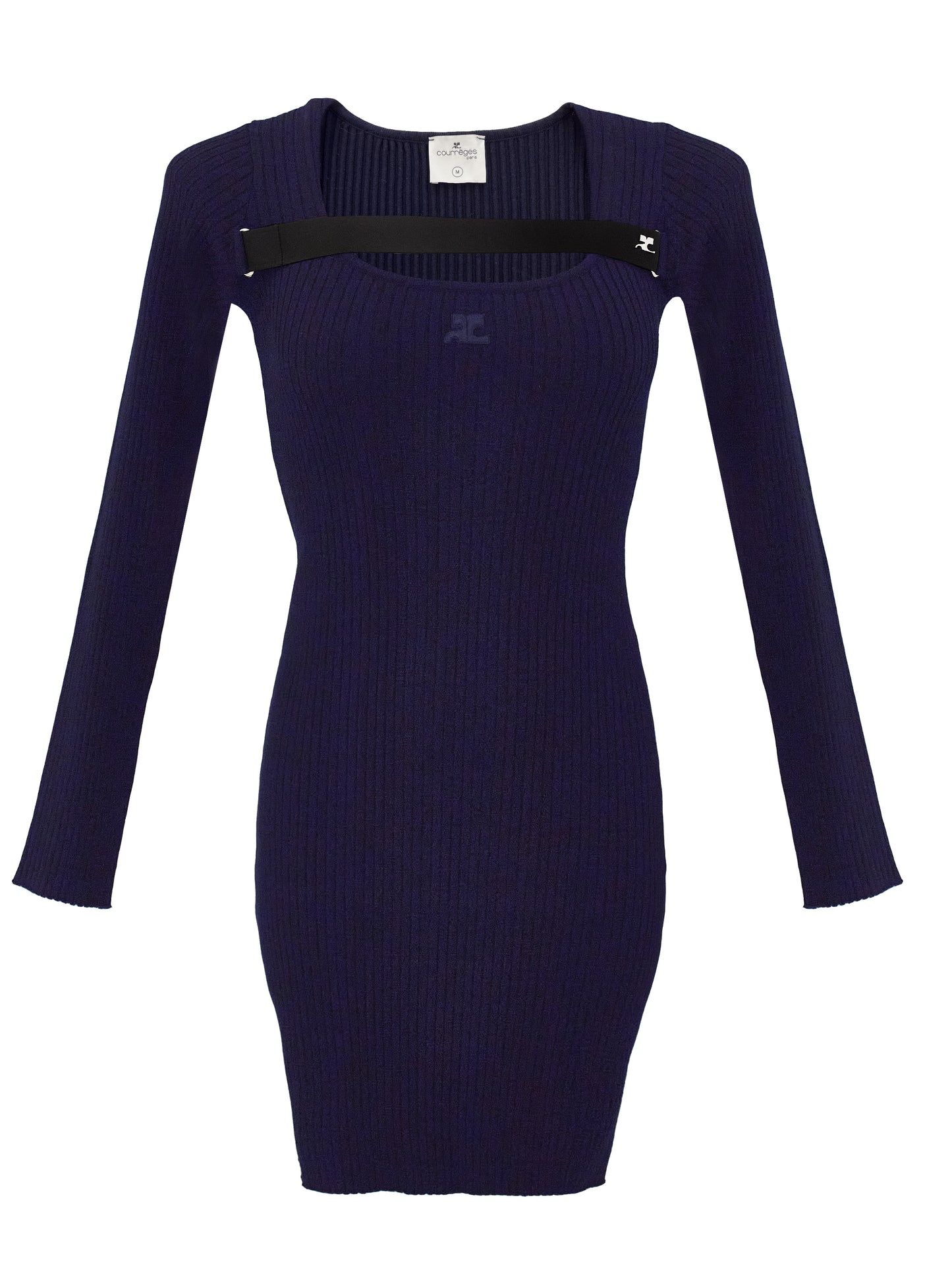 Courrèges Kleid Marineblau