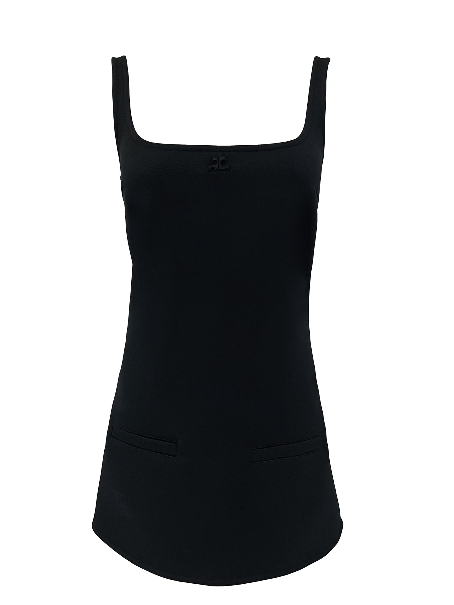 Courrèges Kleid Schwarz