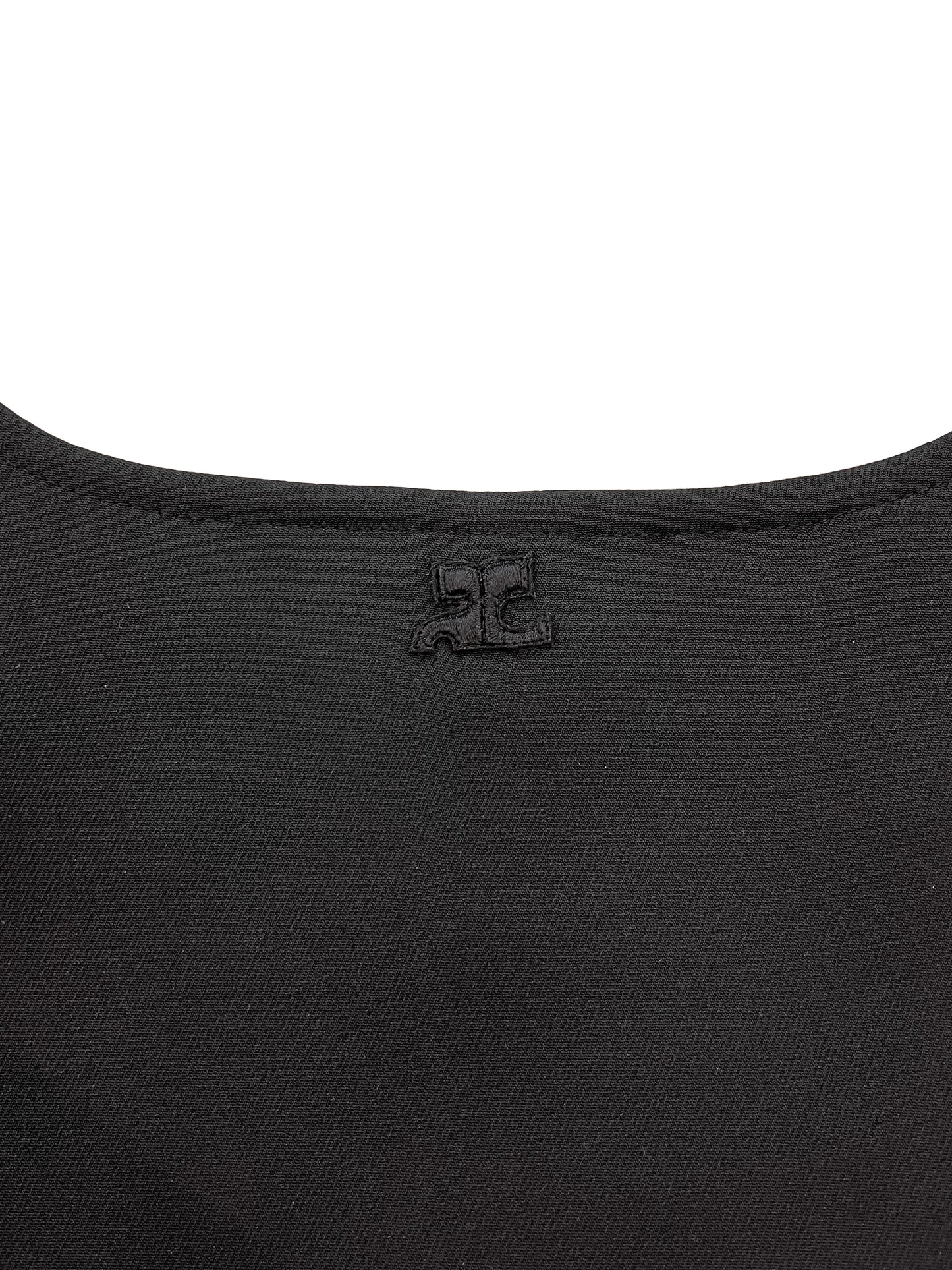 Courrèges Kleid Schwarz