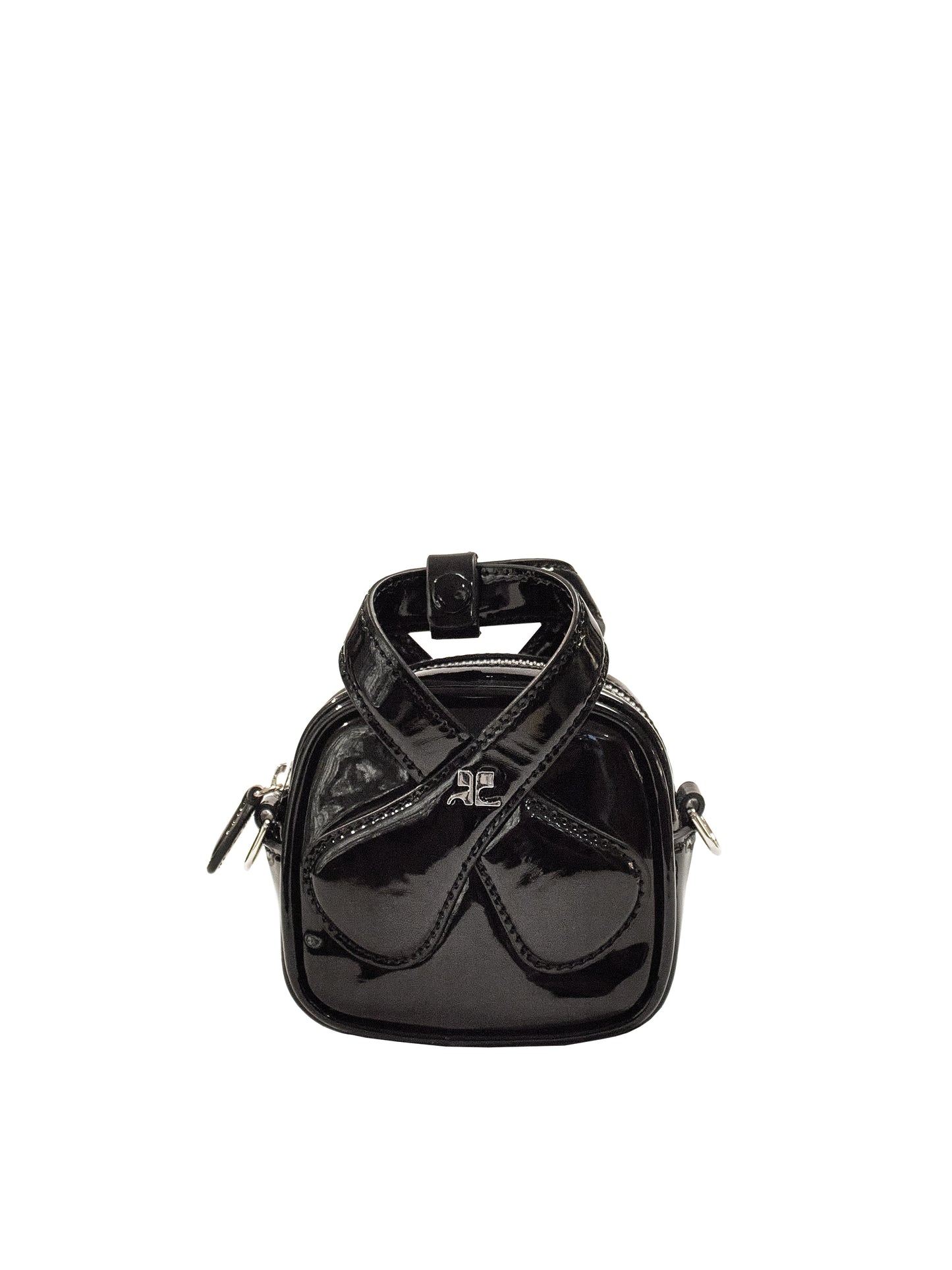 Courrèges Tasche Loop Mini Schwarz