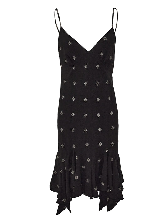 Givenchy Kleid Schwarz 4G-Muster