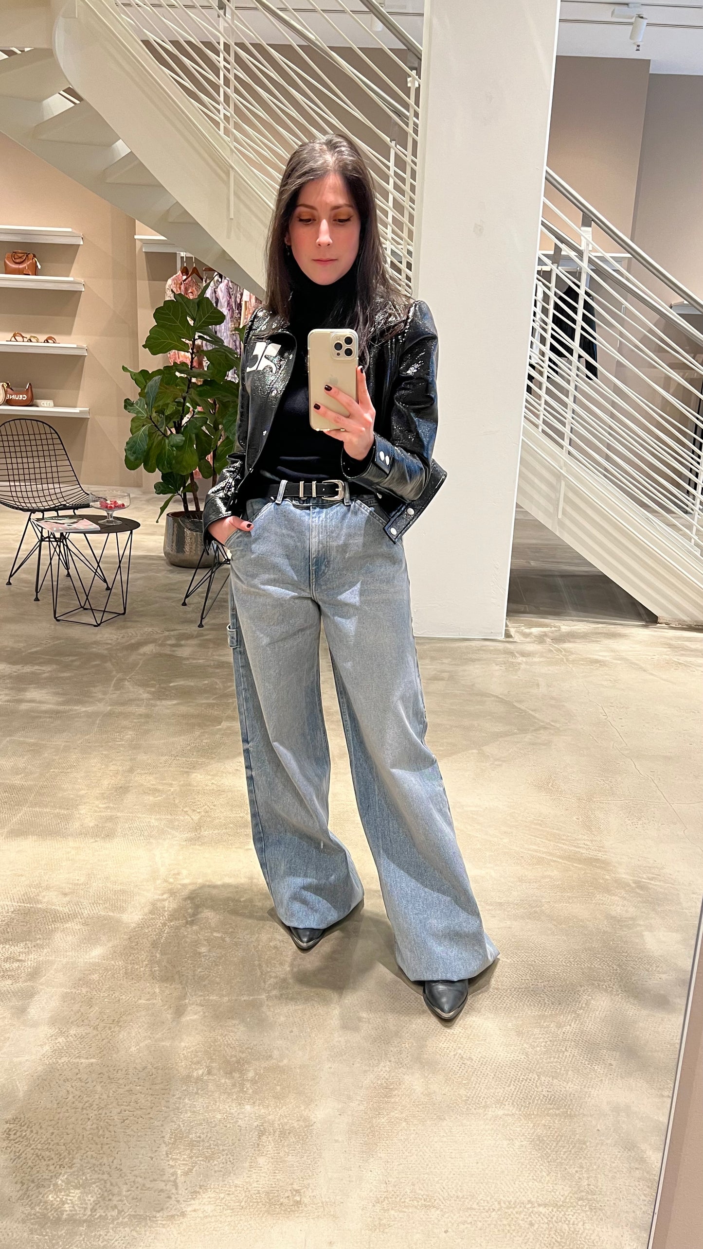 Courrèges Jeans Hellblau