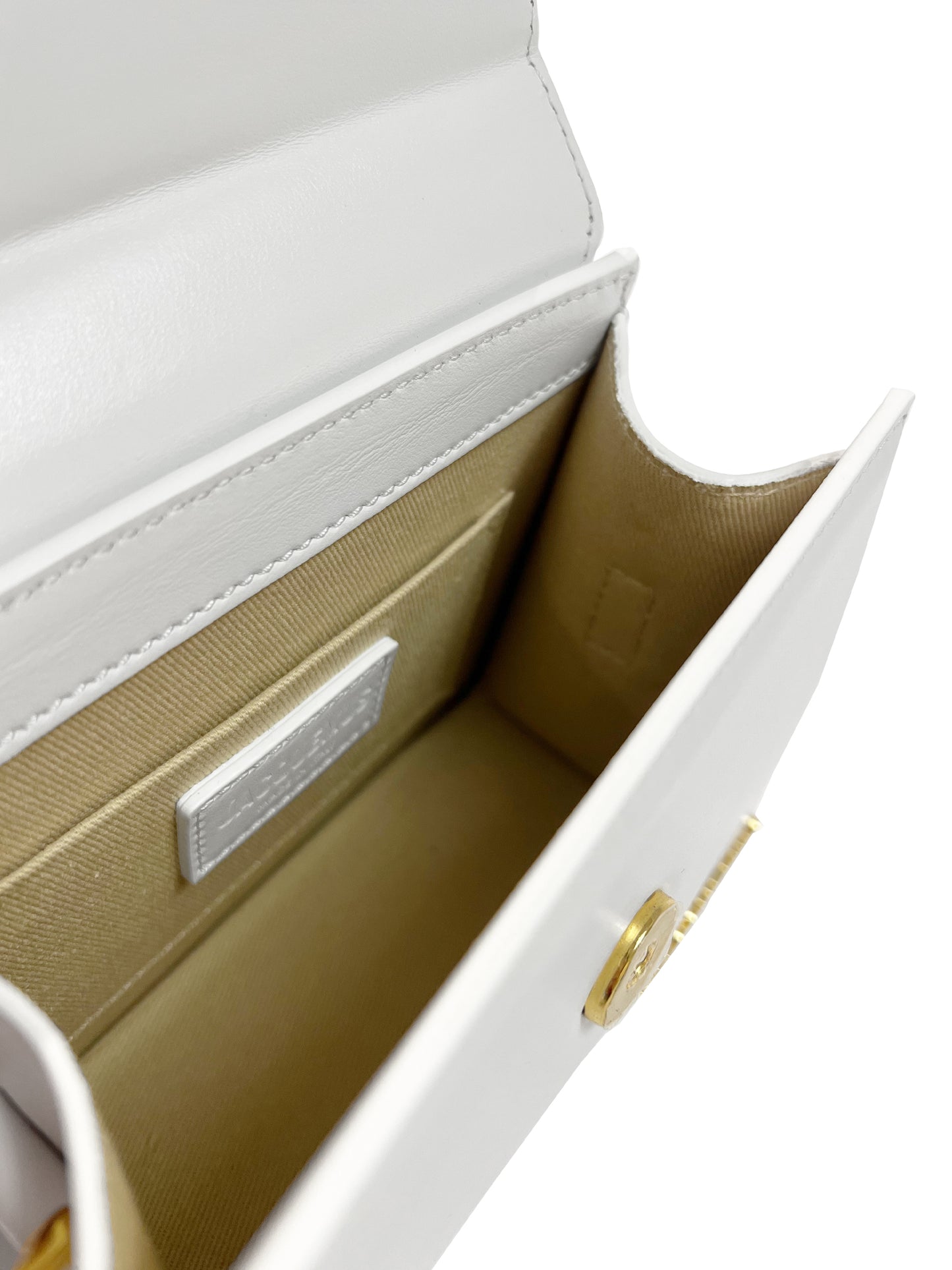 Jacquemus Tasche Le Chiquito Noeud Weiss