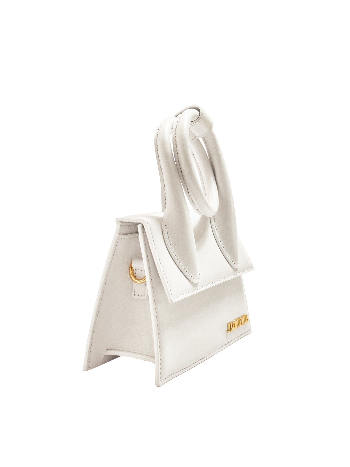 Jacquemus Tasche Le Chiquito Noeud Weiss