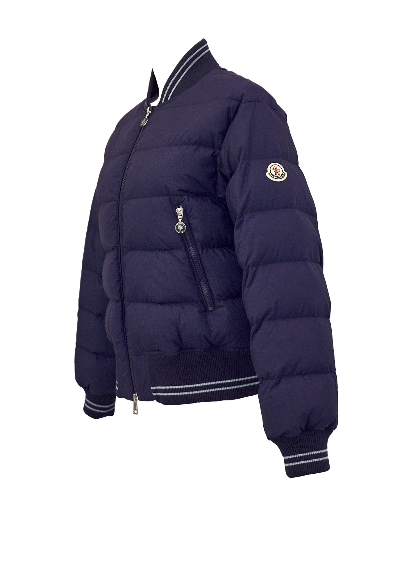Moncler Daunen Bomberjacke Argo Dunkelblau