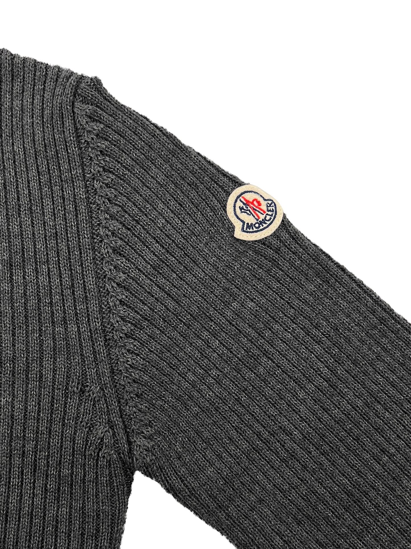 Moncler Strickkleid Dunkelgrau