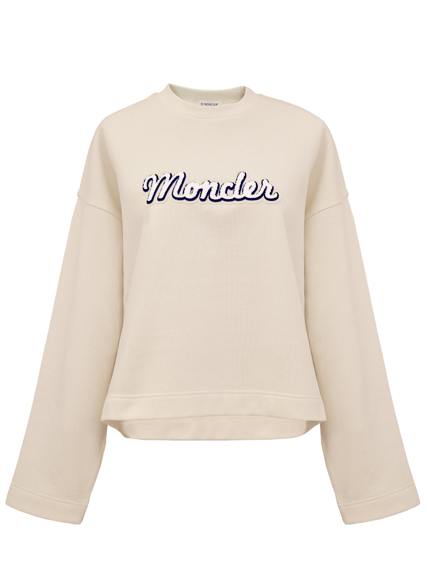 Moncler Sweatshirt Naturweiß