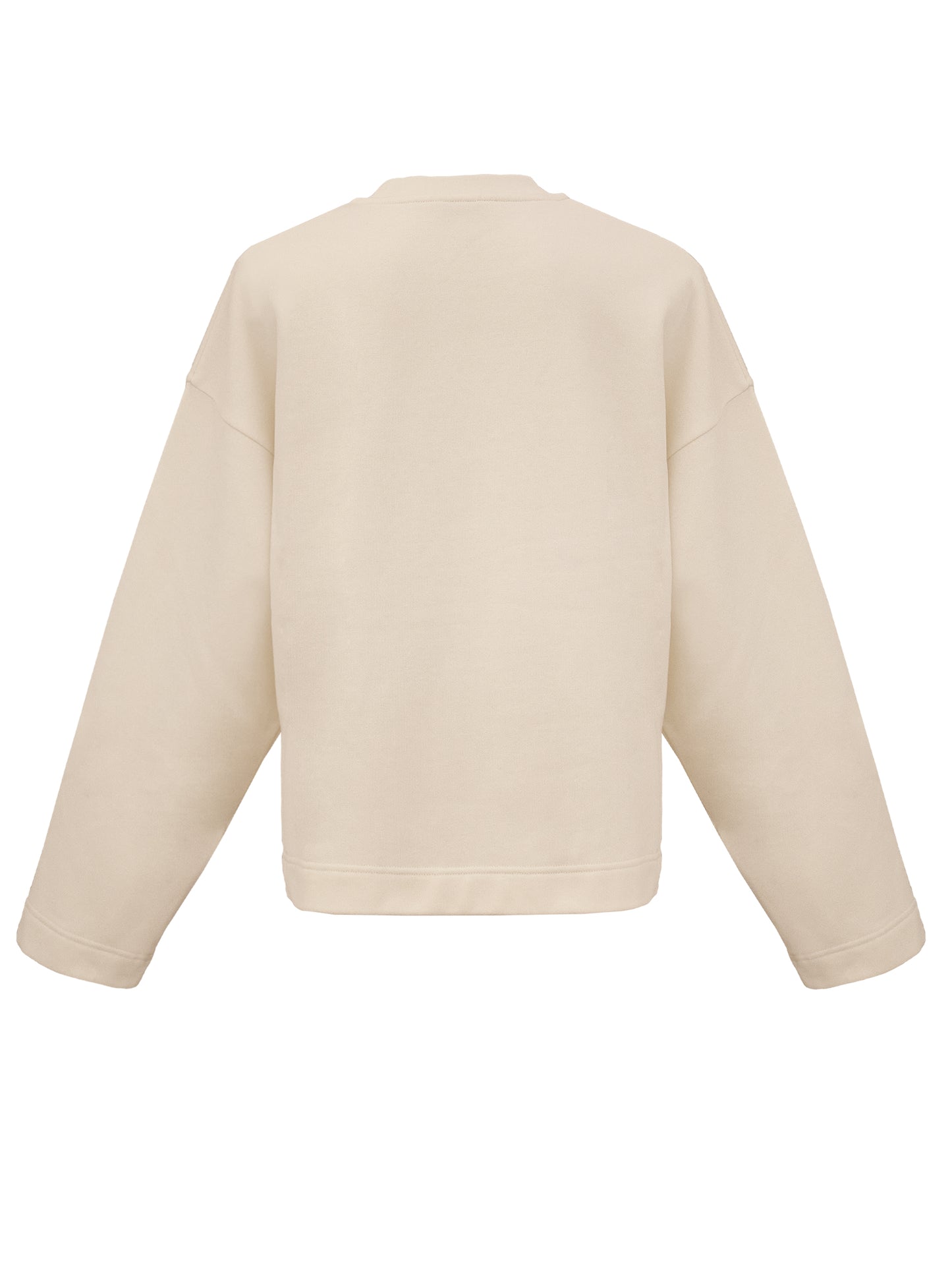 Moncler Sweatshirt Naturweiß