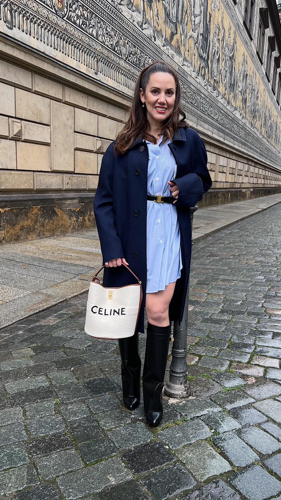 Maison Margiela Hemd Blau/Weiss