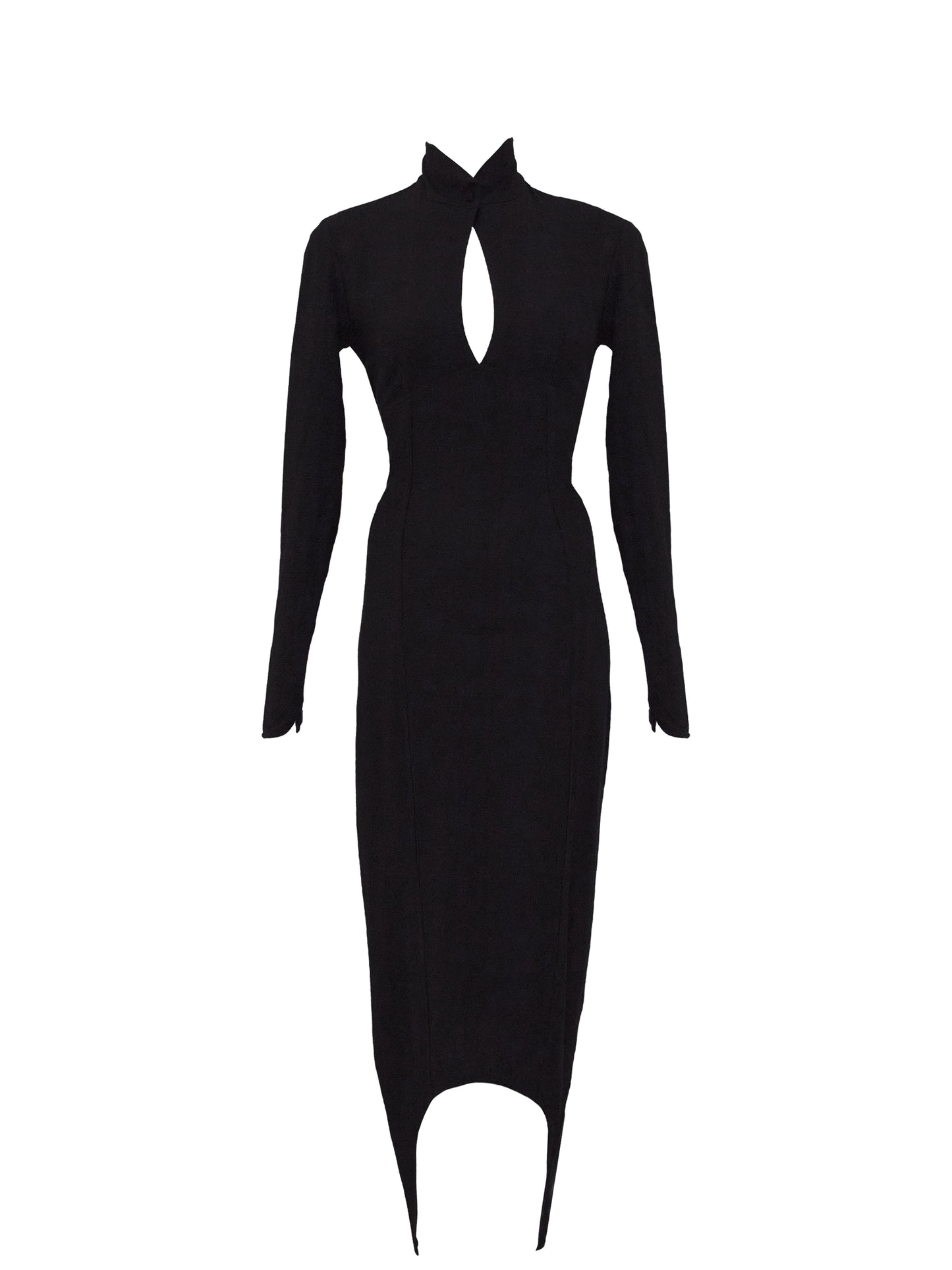 Patou Kleid Schwarz