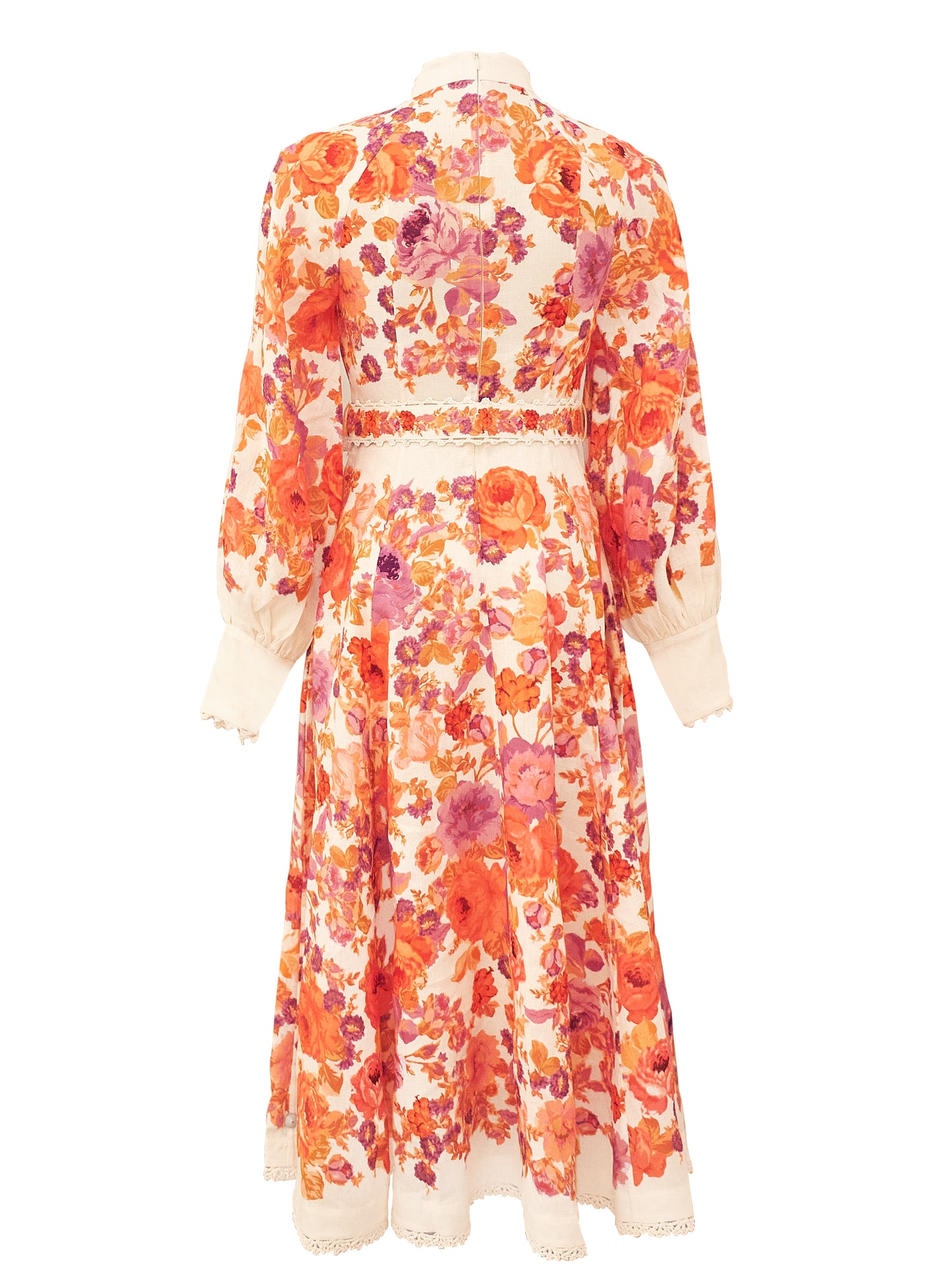 Zimmermann Kleid Rot/Violett