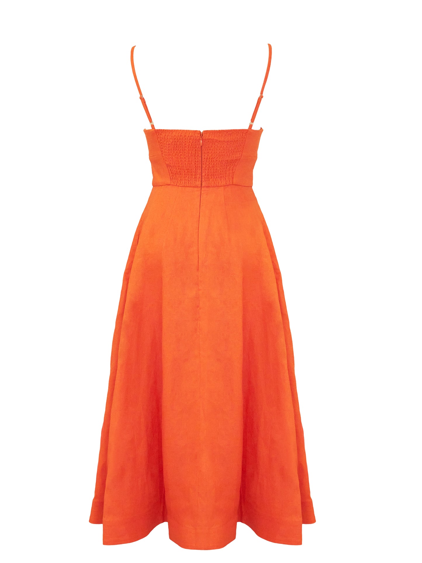 Zimmermann Kleid Wonderland Orange