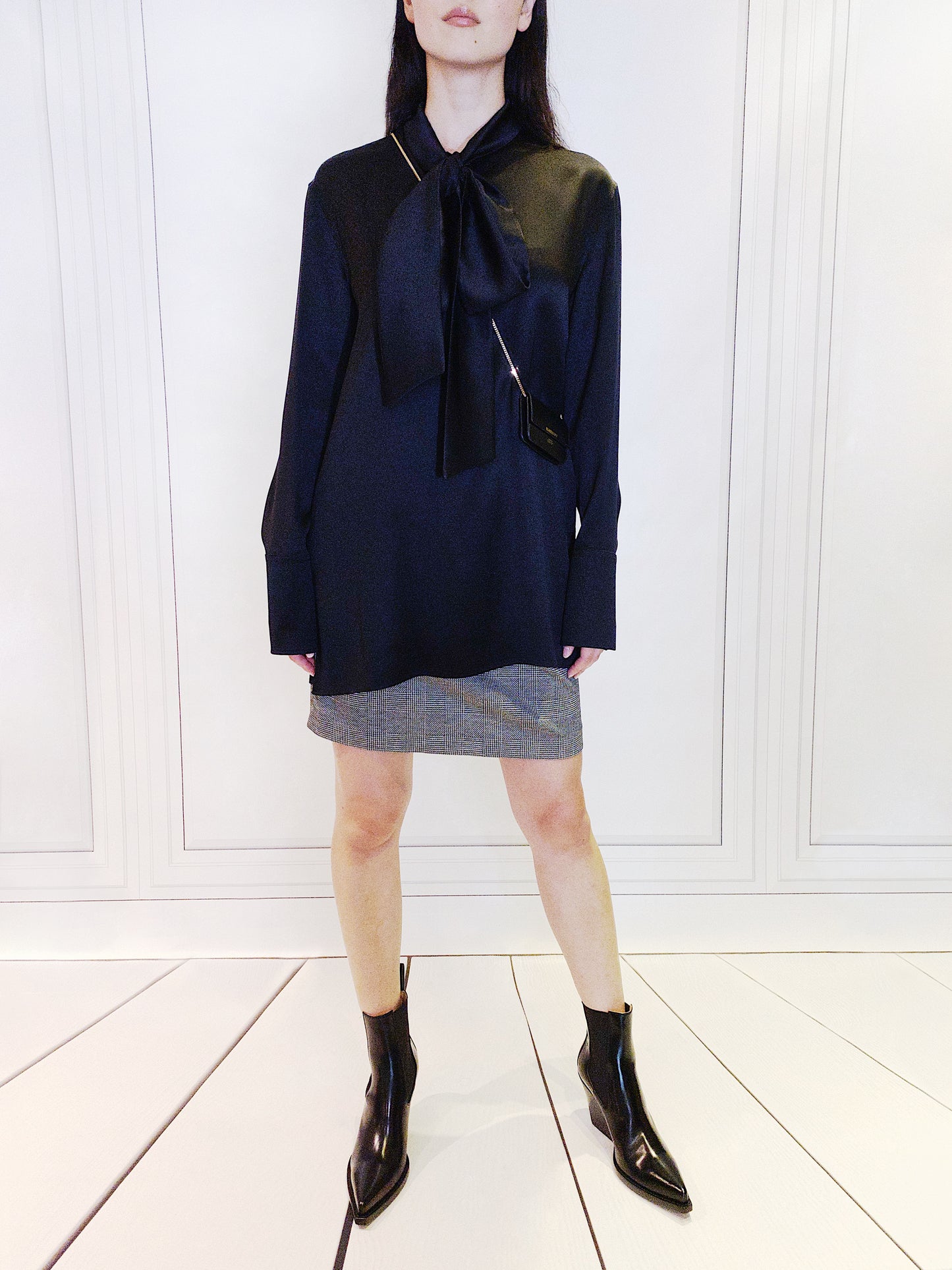 Jil Sander Bluse Schwarz