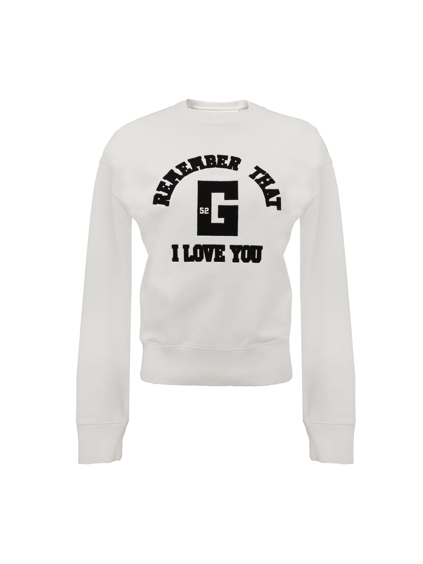 Dieser stylische Sweatshirt von GIVENCHY, lässt sich einfach und zu jedem Outfit kombinieren. Durch den kuschligen Stoff, sowie lockeren Schnitt, bietet dieser Pullover einen sehr hohen Tragekomfort. Die eingenähten Logo-Applikationen geben diesen Pullover einen besonderes eleganten und dennoch legeren Look.
