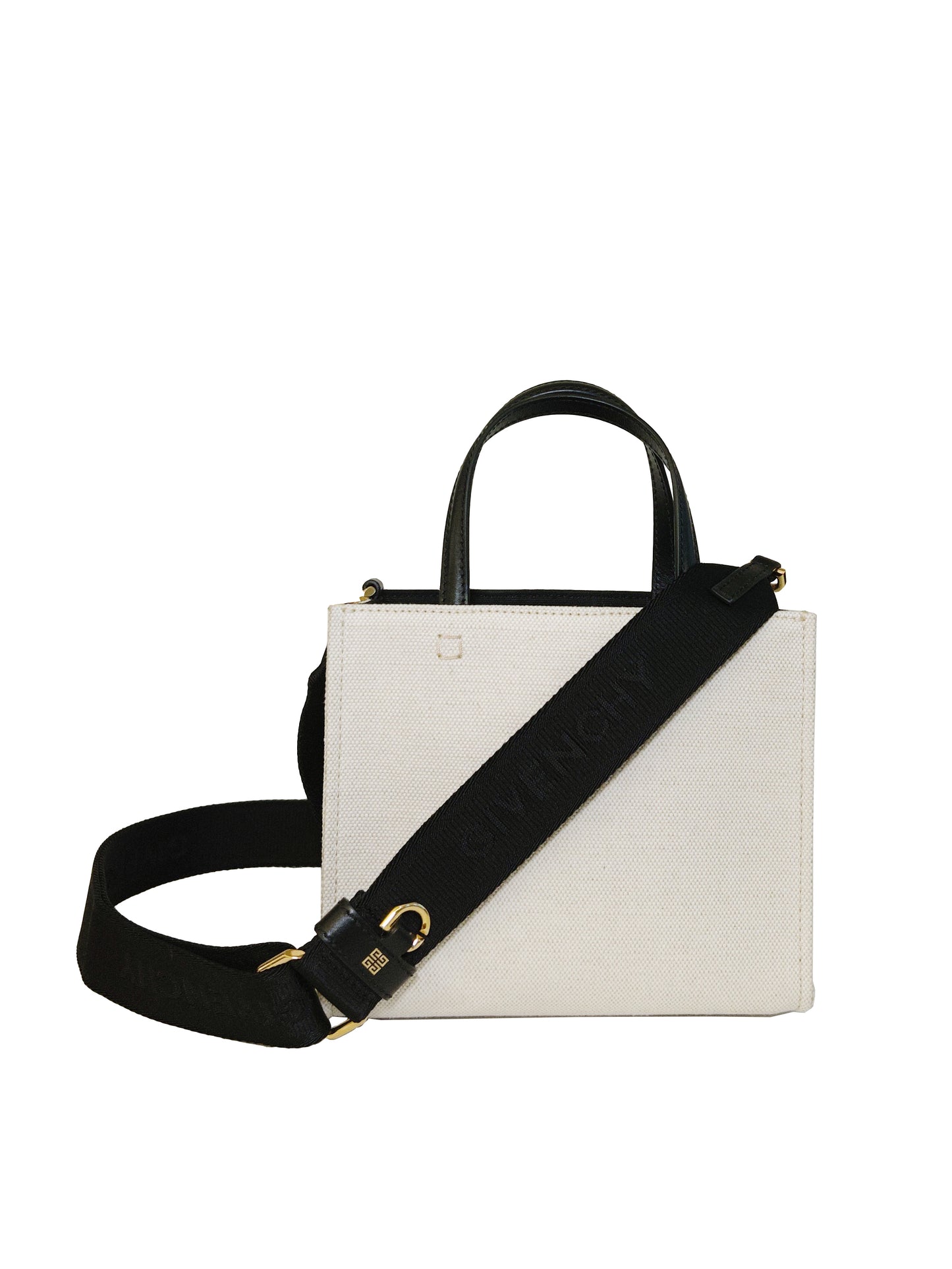 Givenchy Tasche Mini G Tote Schwarz/Naturweiss - La Boutique Dresden