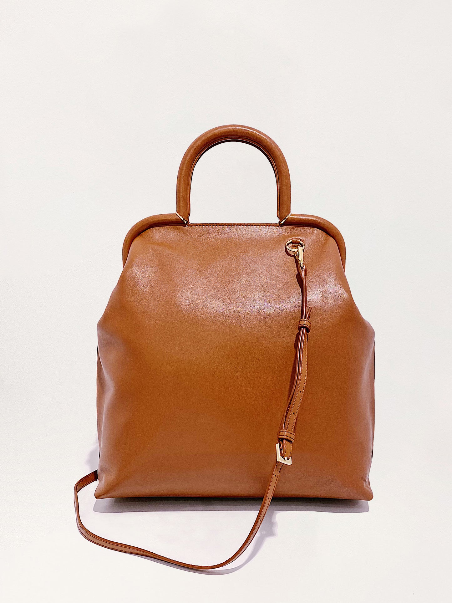 Jil Sander Tasche Kastanie