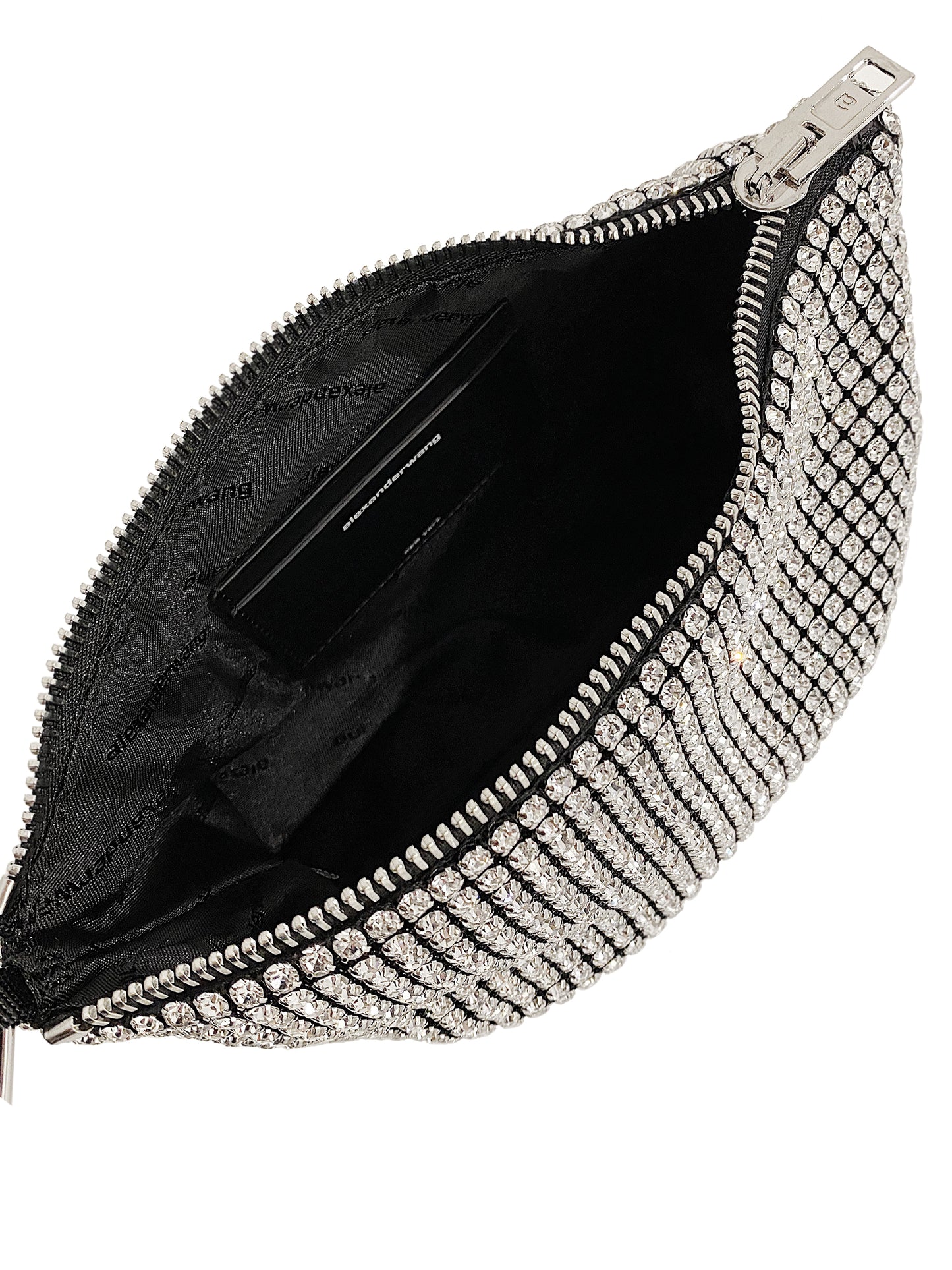 Alexander Wang Tasche Heiress Crystal Clutch Weiss