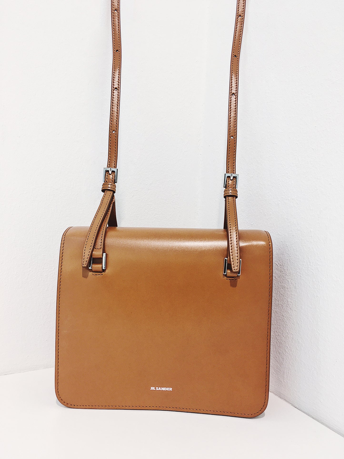 Jil Sander Tasche Holster SM Kastanie