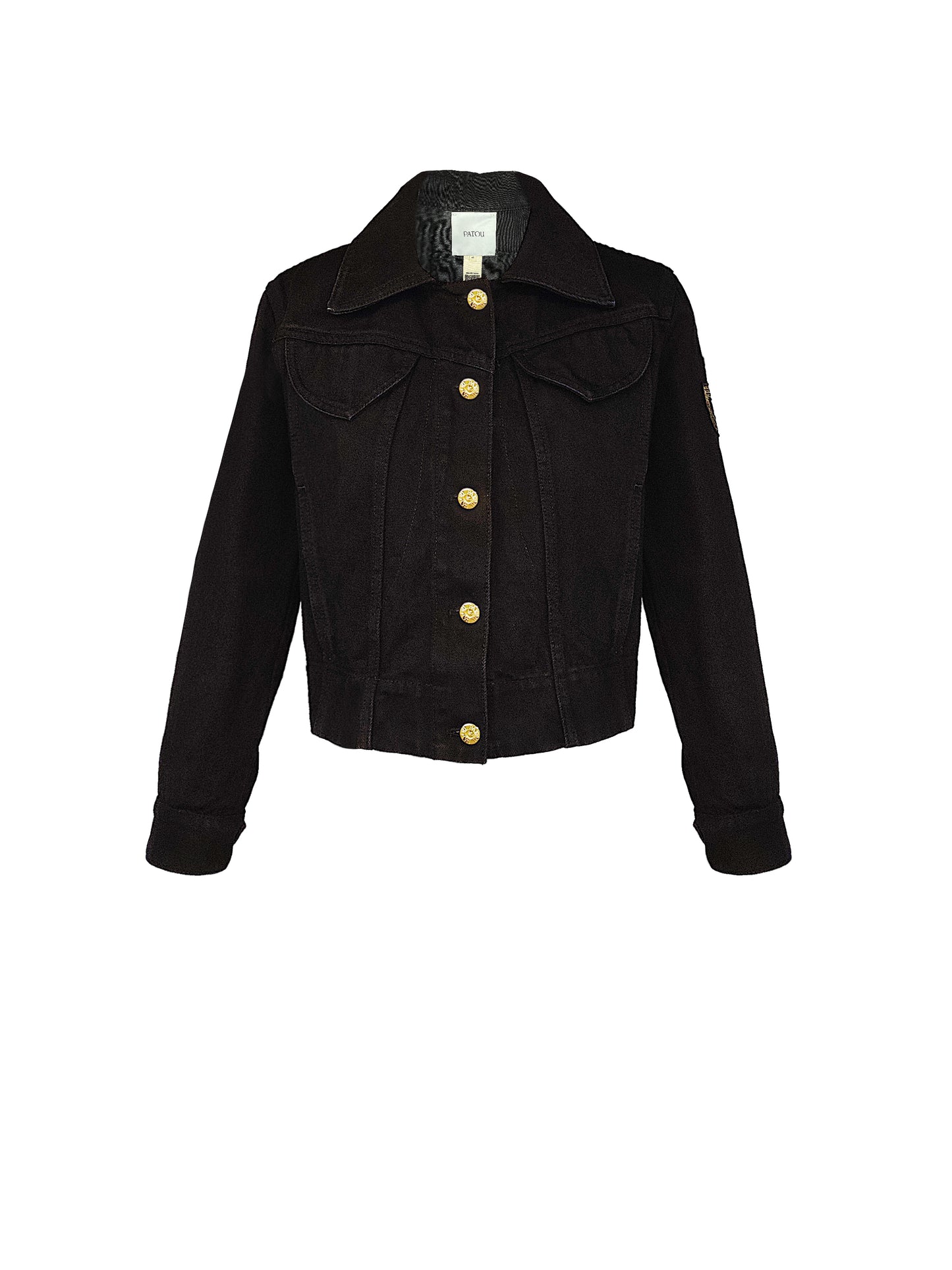 Patou Jeansjacke Schwarz