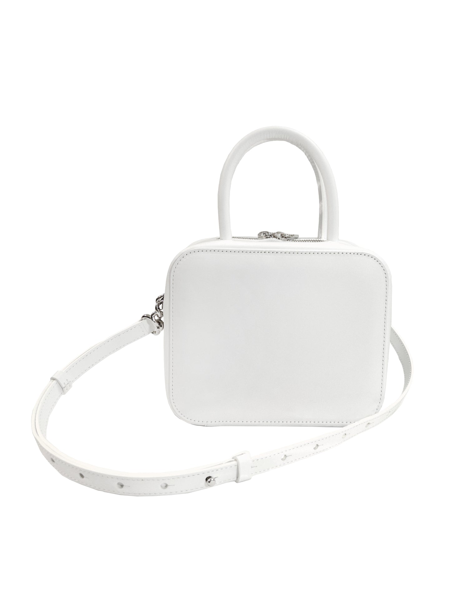 Michino Tasche Squarit PM Salut Weiss