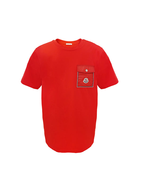 Moncler T-Shirt Rot