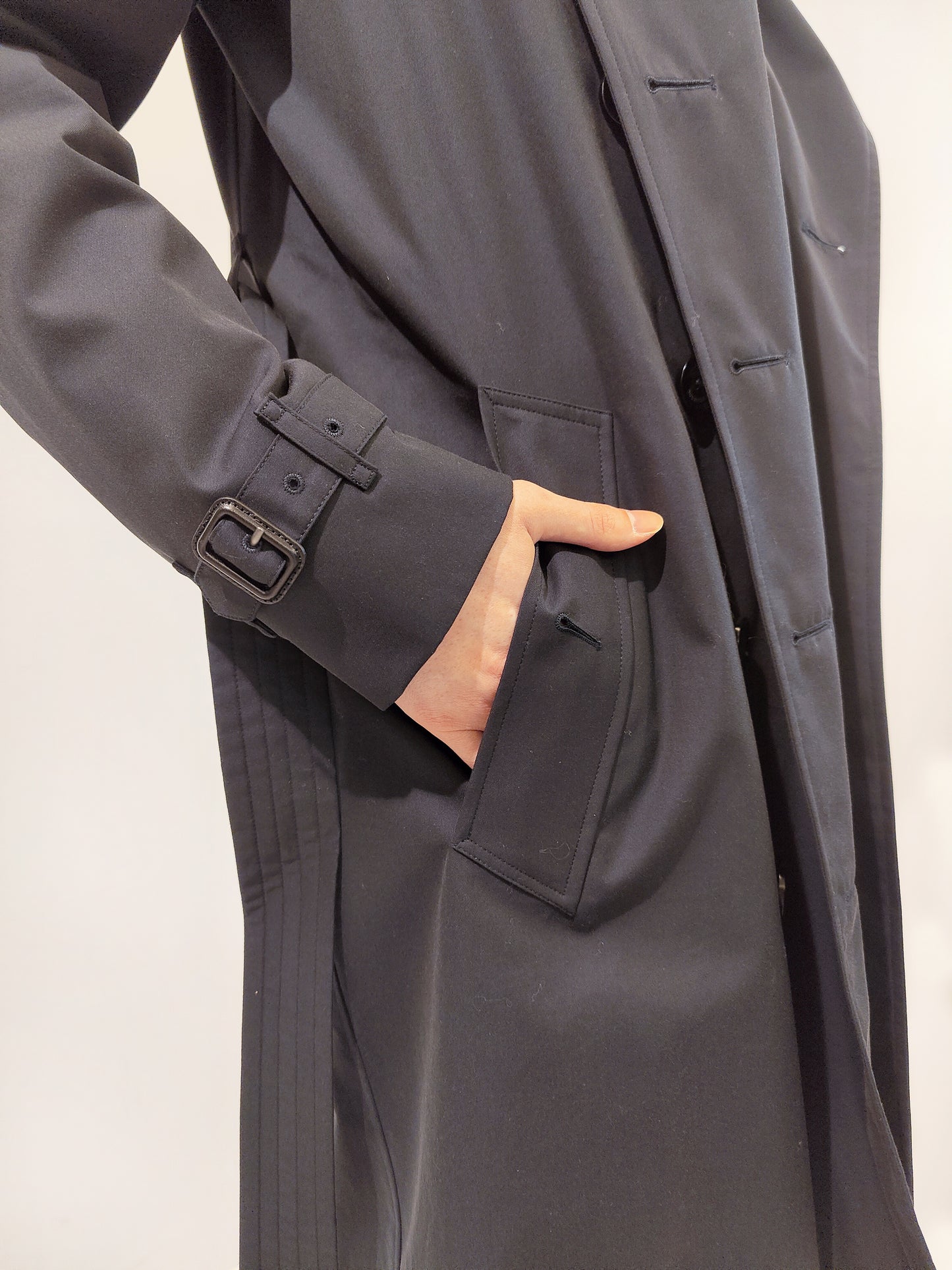 Burberry Trenchcoat Kohleblau