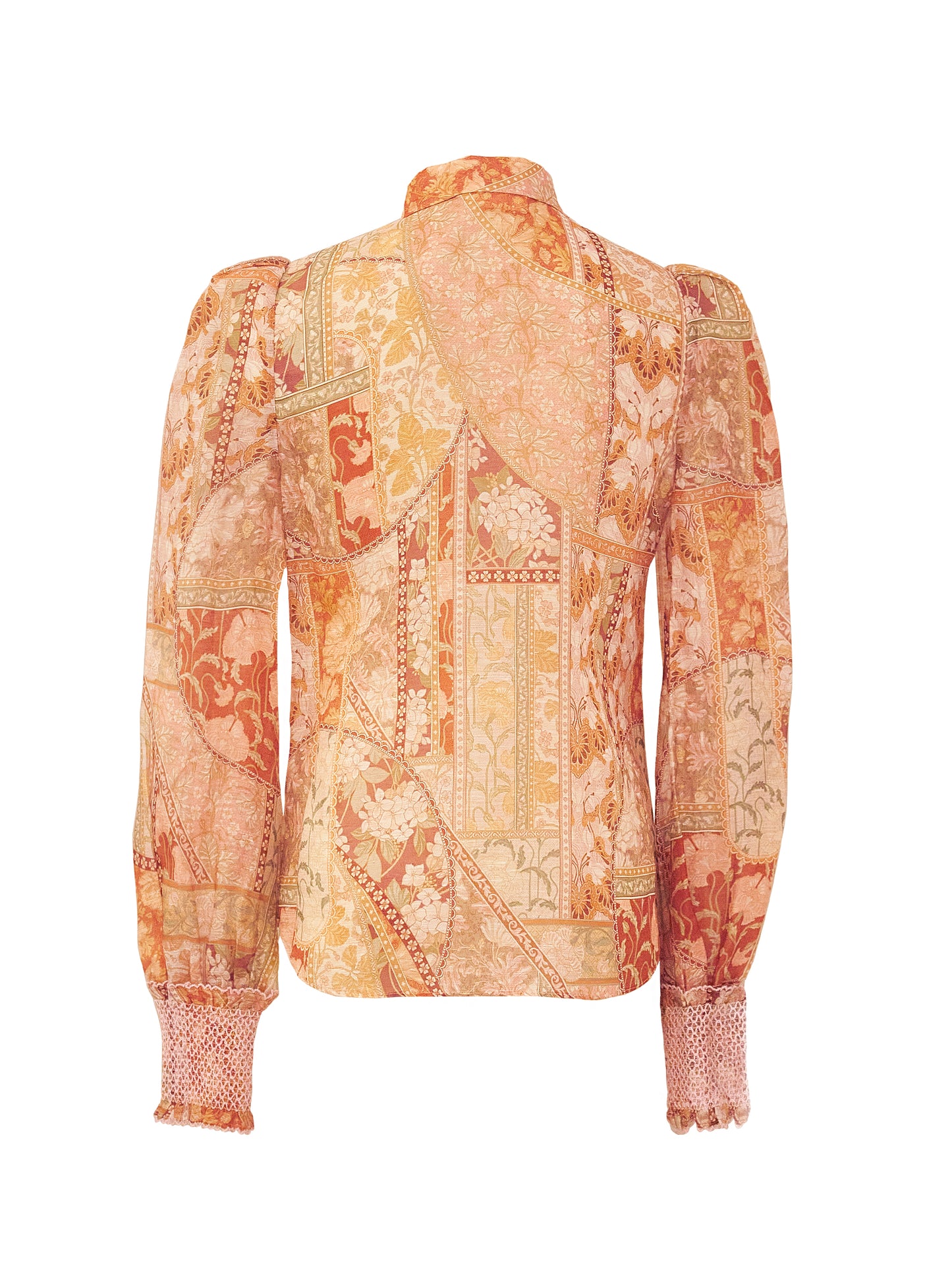 Zimmermann Bluse Rot geblümt - La Boutique Dresden