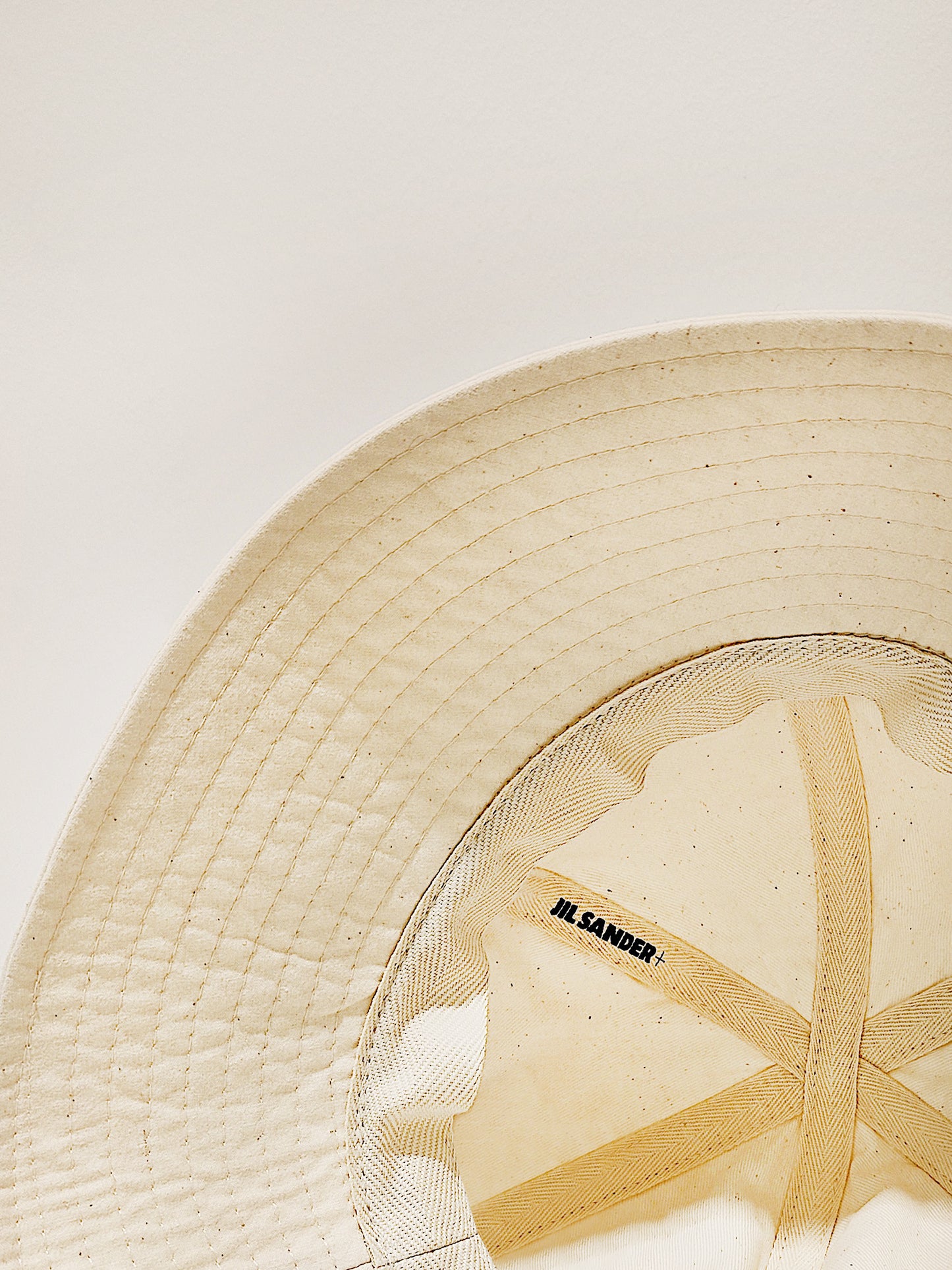 Jil Sander Hut Naturweiss