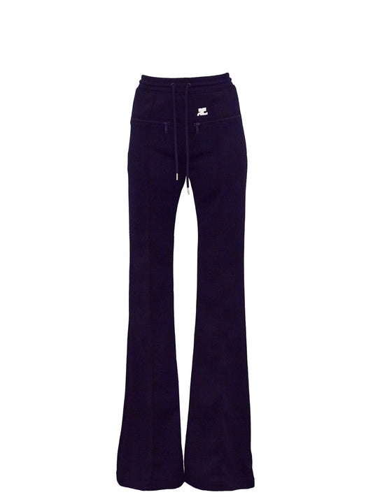 Courrèges Hose Marineblau