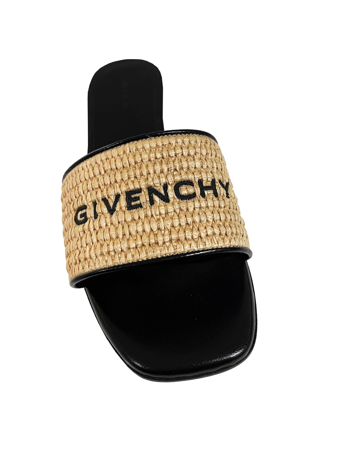Givenchy 4G Flache Sandalen Schwarz/Beige