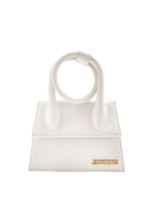 Jacquemus Tasche Le Chiquito Noeud Weiss