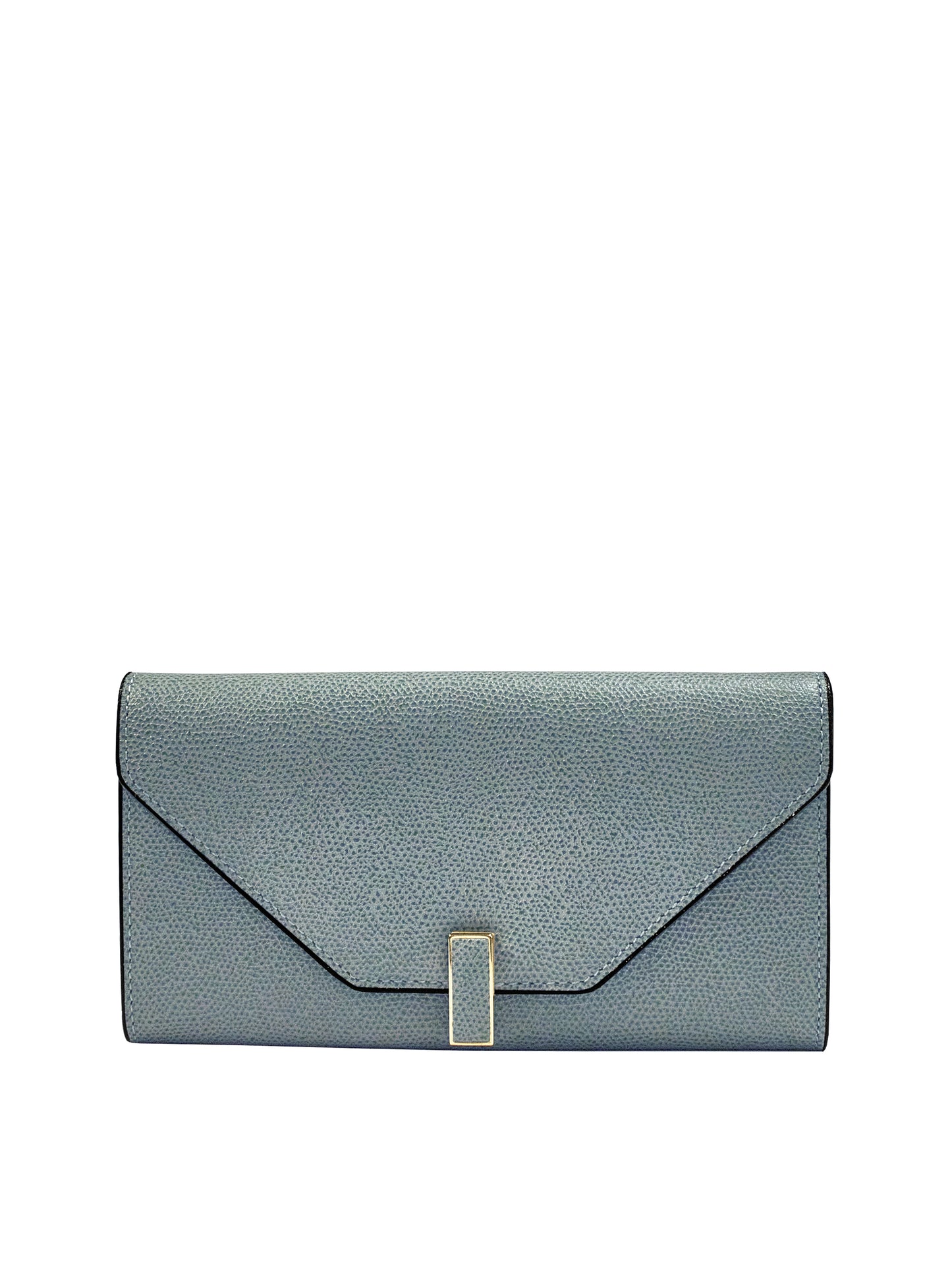 Valextra Tasche Continental Wallet Smokey Blue