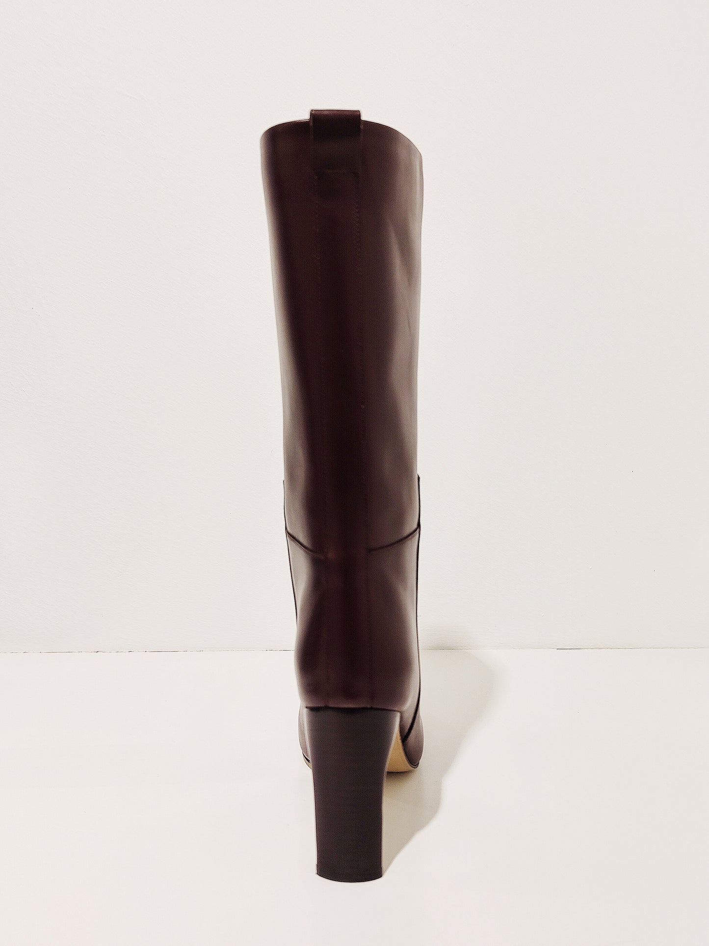 Jil Sander Stiefel weinrot