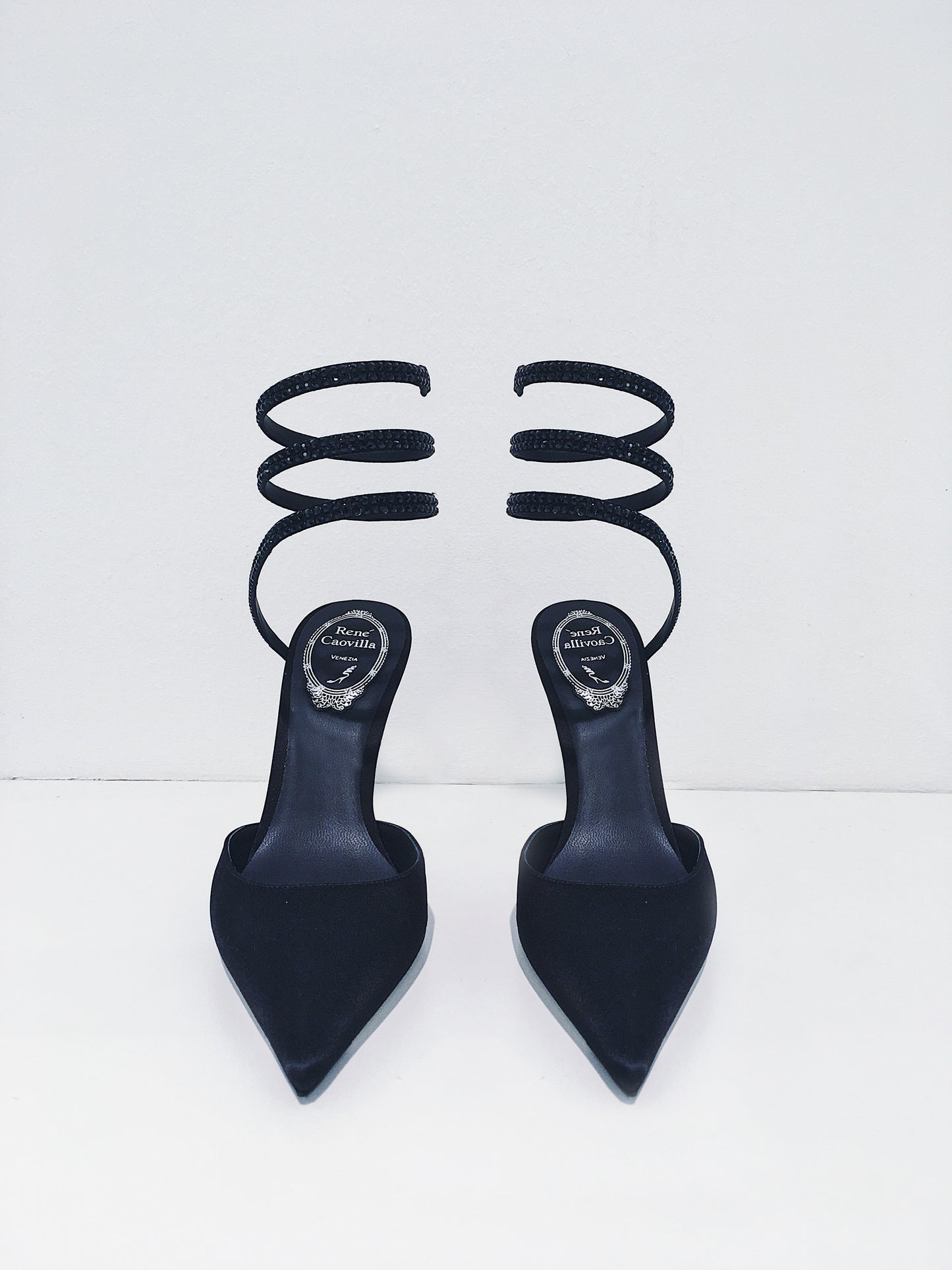 René Caovilla Pumps Cleo Slingback Schwarz