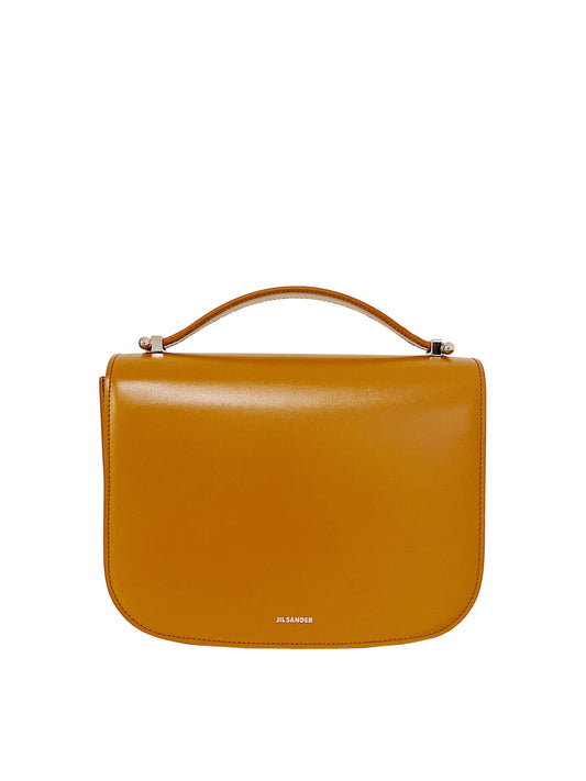 Jil Sander Tasche Taos Medium Kastanie